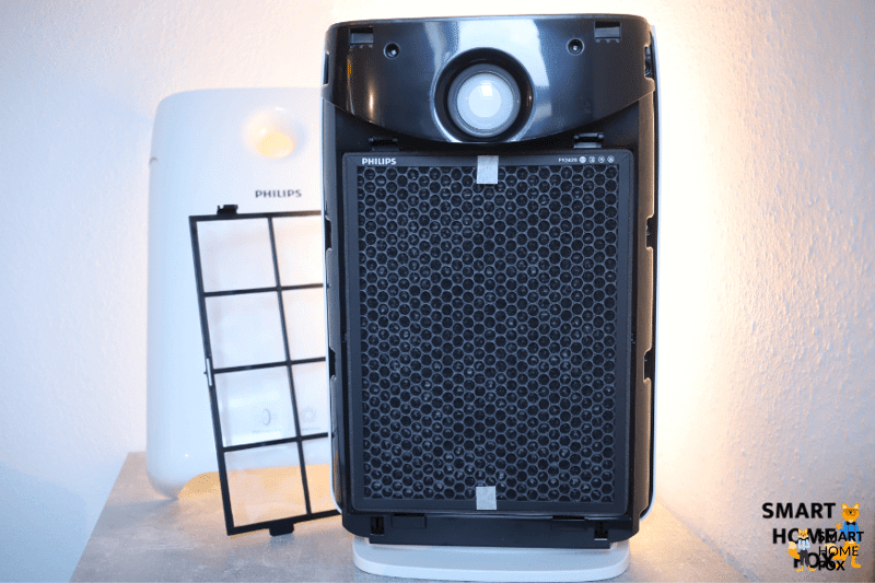 Activated carbon filter of the air purifier